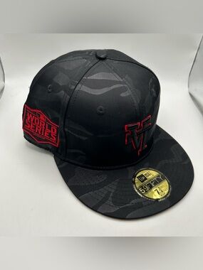 New Era LA Los Angeles Dodgers 2020 World Series Camo 59FIFTY Hat Cap Size 7 3/8